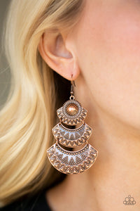 Paparazzi Accessories Impressively Empress Copper Earring