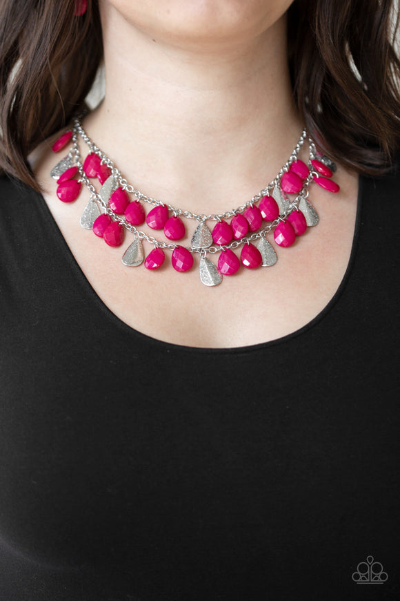 Paparazzi Accessories Life of the FIESTA Pink Necklace