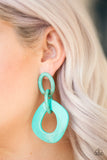 Paparazzi Accessories Torrid Tropicana Blue Post Earring