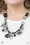 Paparazzi Accessories - Charmed, I am Sure - Black Necklace