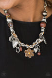 Paparazzi Accessories - Charmed, I am Sure - Brown Necklace
