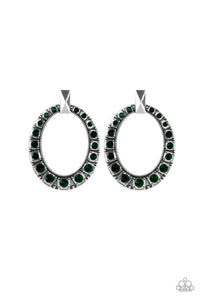 Paparazzi Accessories ALL For GLOW Green Post  Earring 