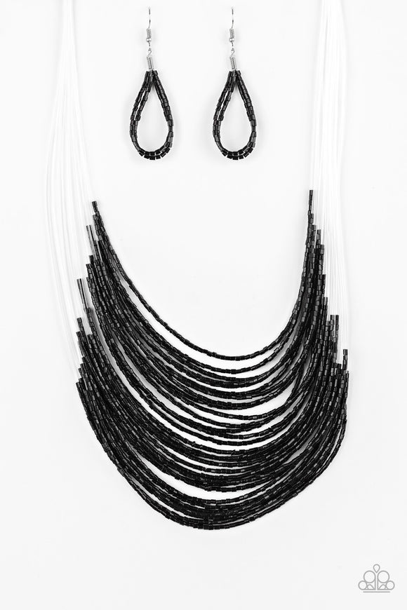 Paparazzi Accessories Catwalk Queen Black Necklace 