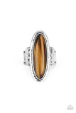 Paparazzi Accessories Stone Mystic Brown Ring 
