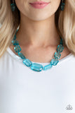 Paparazzi Accessories ICE Versa Blue Necklace