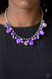 Paparazzi Accessories Flirtatiously Florida Purple Necklace