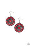 Paparazzi Accessories Desert Palette Red Earring 