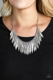 Paparazzi Accessories The Thrill Seeker Silver Necklace 