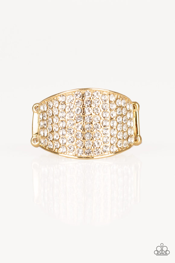 Paparazzi Accessories Kaboom Gold Ring 