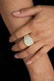 Paparazzi Accessories Kaboom Gold Ring 