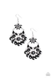 Paparazzi Accessories Garden Dream Black Earring 