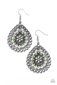 Paparazzi Accessories Sweet As Spring Green Earring 