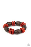 Paparazzi Accessories Caribbean Castaway Red Bracelet 