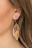 Paparazzi Accessories Come Home To Roost Gold Earring 