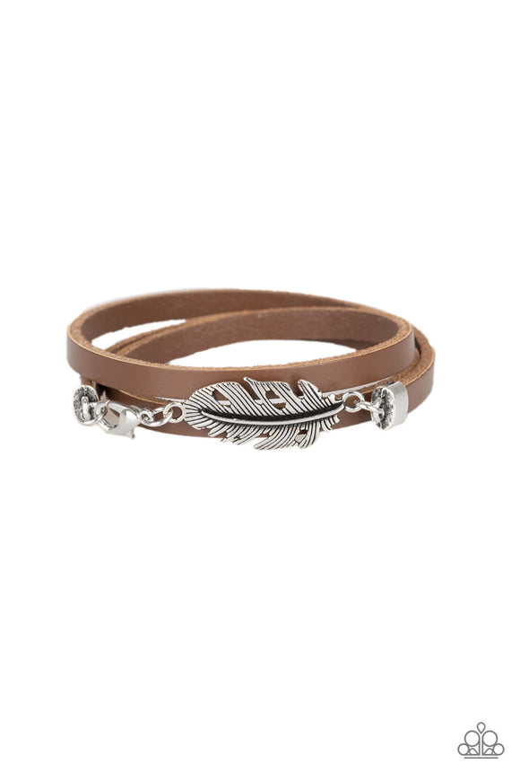 Paparazzi Accessories High Spirits Brown Bracelet 