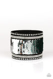 Paparrazzi Accessories Mermaids Have More Fun Green Bracelet