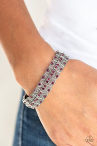 Paparazzi Accessories Modern Magnificence Purple Bracelet 