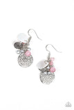Paparazzi Accessories Oceans Oracle Pink Earring 