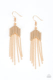 Paparazzi Accessories Radically Retro Gold Earring