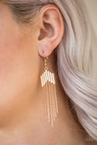 Paparazzi Accessories Radically Retro Gold Earring