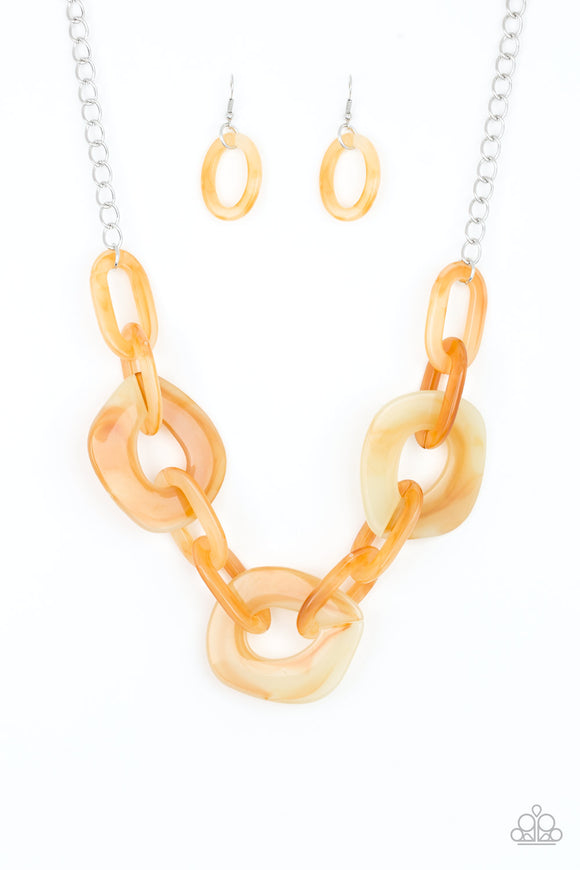 Paparazzi Accessories Courageously Chromatic Yellow Necklace 
