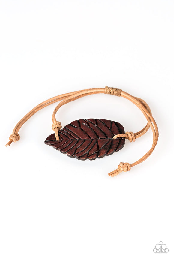 Paparazzi Accessories Forest Forager Brown Urban Bracelet 