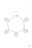 Paparazzi Accessories Unbreakable Hearts White Bracelet