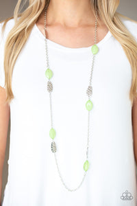 Paparazzi Accessories Beachfront Beauty Green Necklace 