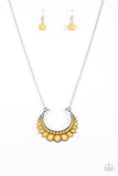 Paparazzi Accessories Count To Zen Yellow Necklace 