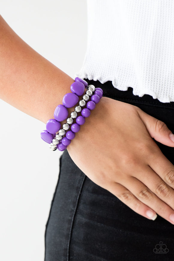 Paparazzi Accessories Color Venture Purple Bracelet 