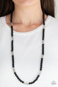 Paparazzi Accessories Girls Have More Funds Black Necklace 