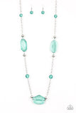 Paparazzi Accessories Crystal Charm Green Necklace 