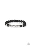 Paparazzi Accessories Sense and Sensibility Black Bracelet 