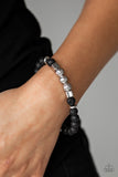 Paparazzi Accessories Sense and Sensibility Black Bracelet 