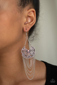 Paparazzi Accessories So Social Butterfly Pink Earring 