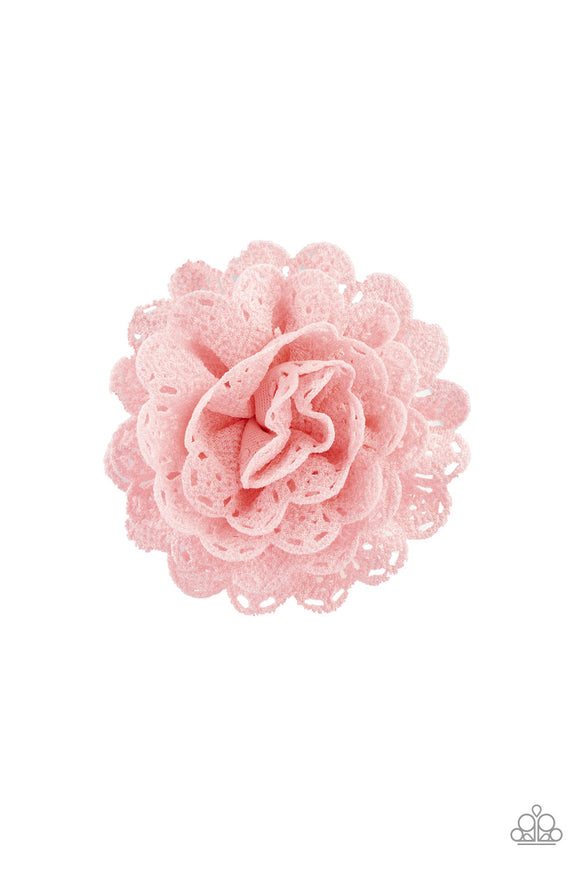 Paparazzi Accessories Floral Fashionista Pink Hair Clip