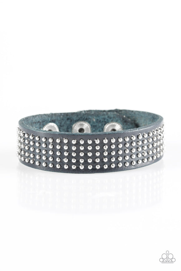 Paparazzi Accessories Road Pilot Blue Urban Bracelet 