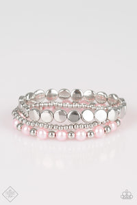 Paparazzi Accessories Girly Girl Glamour Pink Bracelet