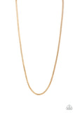 Paparazzi Accessories Victory Lap Gold Urban Necklace 