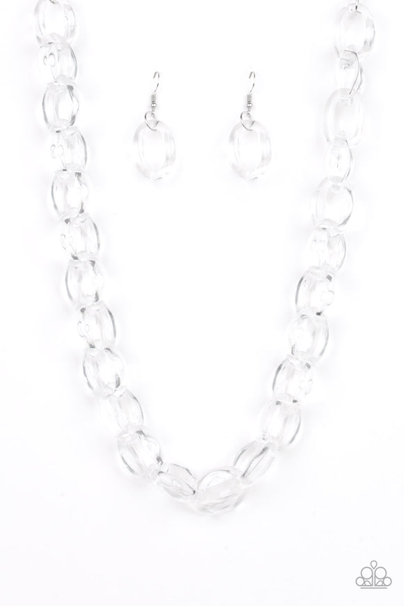 Paparazzi Accessories Ice Queen White Necklace 