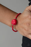 Paparazzi Accessories Eco Eccentricity Red Bracelet 