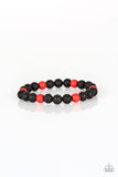 Paparazzi Accessories All Zen Red Bracelet 