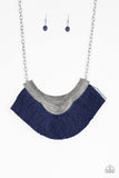 Paparazzi Accessories My PHARAOH Lady Blue Necklace 
