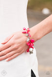 Paparazzi Accessories Buzzing Beauty Queen Pink Bracelet 