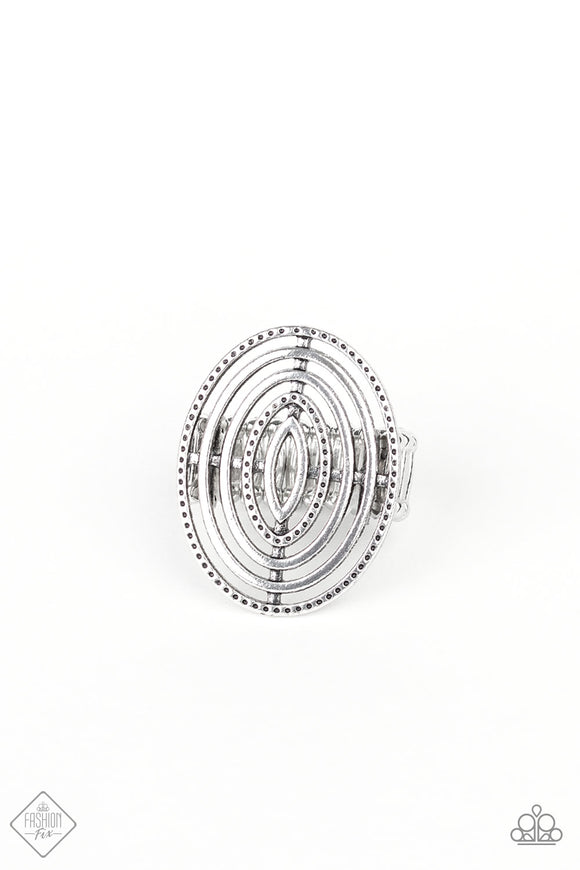 Paparazzi Accessories Center Target Silver Ring
