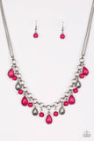 Paparazzi Accessories Welcome to Bedrock Pink Necklace