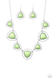 Paparazzi Accessories Make A Point Green Necklace 