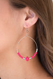 Paparazzi Accessories Retro Rural Pink Earring 