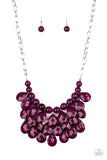 Paparazzi Accessories Sorry To Burst Your Bubble Purple Necklace 