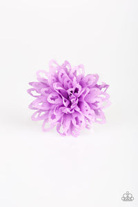 Paparazzi Accessories Floral Flirt Purple Hair Clip